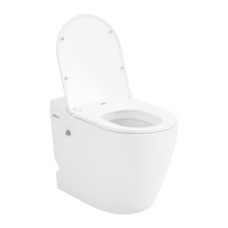 Унитаз приставной импульсный ABBER Bequem AC1115P, с сиденьем Soft Close - КонтурТерм