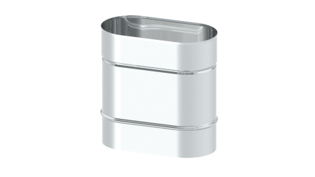 Труба дымоходная Jeremias овал 110x220 мм 250 мм  OVAL04 - КонтурТерм