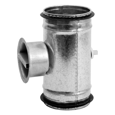 Дроссель-клапан для круглых воздуховодов д160 EUROPLAST - КонтурТерм