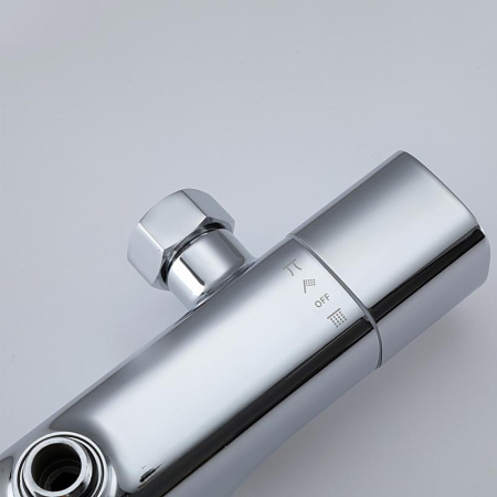 Система душевая со смесителем для ванны, термостатическая Gappo G95-7, хром - КонтурТерм