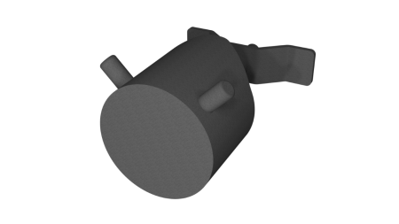 Крючок для полотенец двойной INSTAL-PROJEKT VERTO С73 серый структурный - КонтурТерм