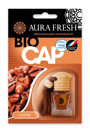 Ароматизатор для автомобиля, Coffee, BIO CAP, AURA FRESH									 - КонтурТерм