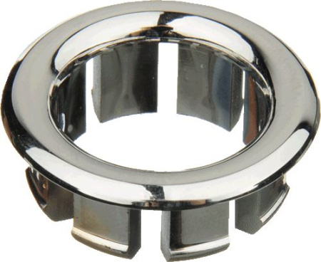 Обрамление перелива для умывальника, пластик хром - КонтурТерм