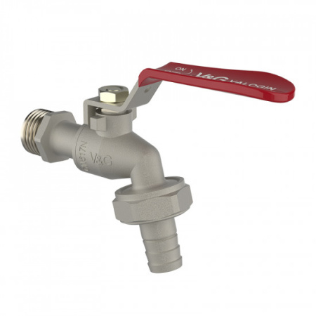 Кран шаровый поливочный 3/4" PN25 ручка V&G - КонтурТерм