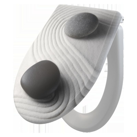 Сиденье для унитаза ALCA PLAST ZEN Soft close, универсальное, дюропласт - КонтурТерм