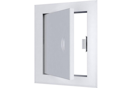 Люк ревизионный с фланцем металлический 200х300 EVECS - КонтурТерм