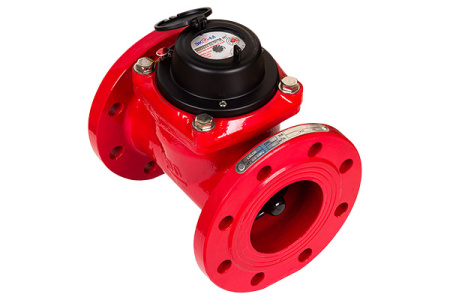 Счетчик воды универсальный DN50, Qn15, L200, 90°C, фланцы, Экомера - КонтурТерм