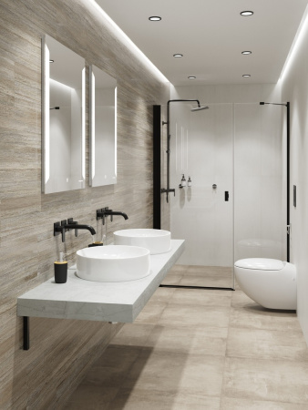 Раковина накладная Ø 40 Sanita Luxe Best Slim, 40х40х12 см, цвет белый - КонтурТерм