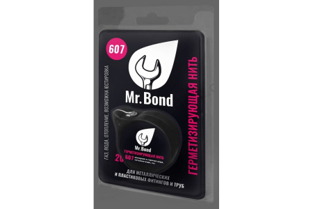 Нить для герметизации 20 м Mr.Bond 607, газ, вода, отопление - КонтурТерм