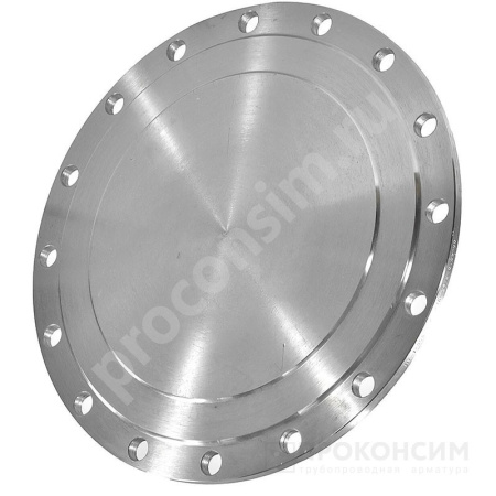 Фланец сталь глухой Ду 200 PN10  - КонтурТерм