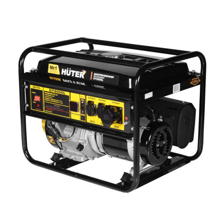 Генератор бензиновый 6,5 кВт, DY8000L, Huter - КонтурТерм