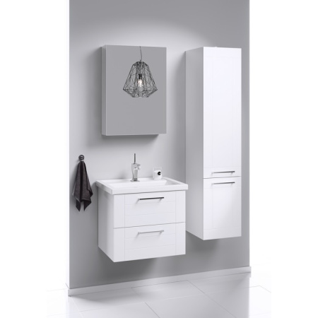 Пенал подвесной 35х152 см Аквелла Манчестер, белый - КонтурТерм