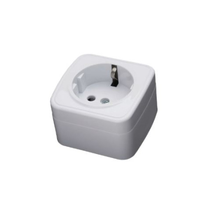 Розетка наруж. с з/к PST16-501-20 Basic, STEKKER - КонтурТерм