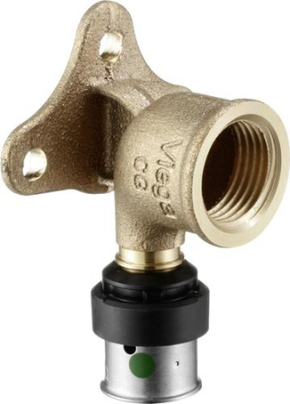 Колено-пресс настенное Viega Smart-Press 20х1/2" РВ  бронза - КонтурТерм