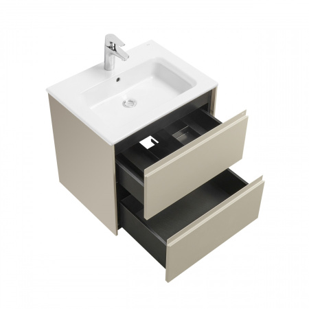 Раковина мебельная 60x46 см Roca Ona, накладная, с переливом, цвет белый - КонтурТерм