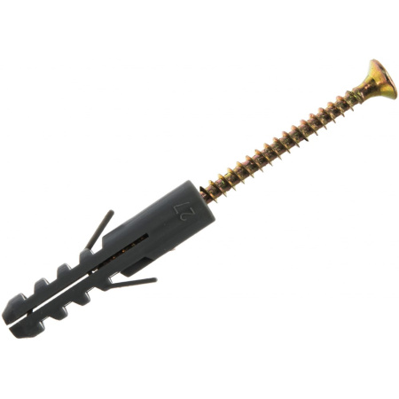 Дюбель распорный с шурупом 8x40/4x45 W02D - КонтурТерм