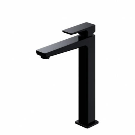 Смеситель для раковины OMNIRES Parma высокий, цвет черный матовый - КонтурТерм
