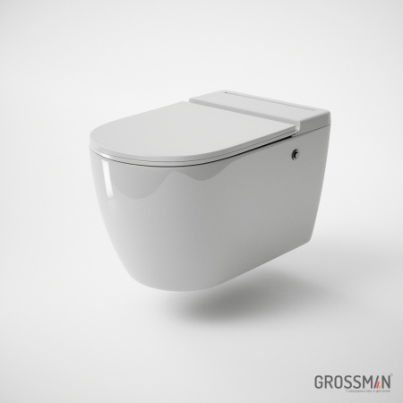 Унитаз подвесной импульсный Grossman Impuls, с сиденьем Soft Close - КонтурТерм