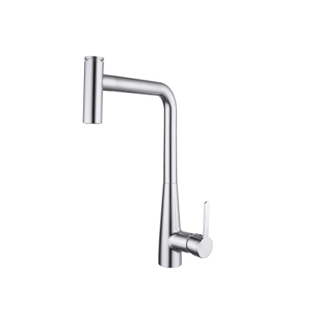 Смеситель для мойки CREAVIT MF8555 с выдвижным изливом, хром - КонтурТерм