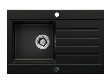 Мойка кухонная искусственный камень 780х510 мм Teknoven YOR, черный - КонтурТерм