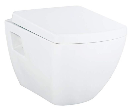 Унитаз подвесной CREAVIT Tetra, белый, без сиденья - КонтурТерм