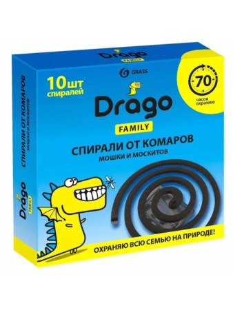 Спираль от комаров "Drago", 10шт