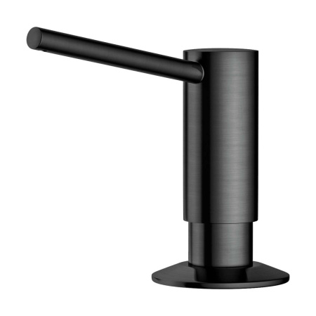 Дозатор для жидкого мыла Omoikiri, врезной, цвет вороненая сталь - КонтурТерм