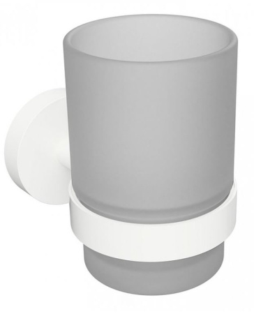 Держатель зубных щеток Bemeta White, настенный, стекло, цвет белый - КонтурТерм