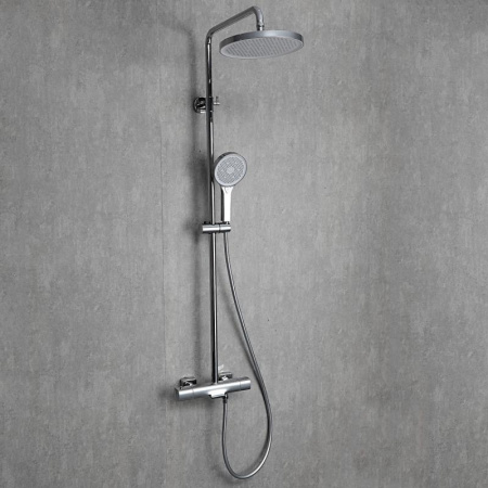 Система душевая со смесителем для ванны, термостатическая Gappo G95-7, хром - КонтурТерм