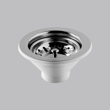 Выпуск для мойки Metline 3 1/2" с нержавеющей сеткой - КонтурТерм