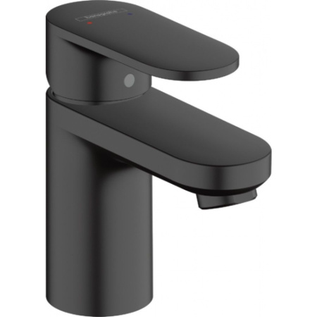 Смеситель для раковины Hansgrohe Vernis Blend, с донным клапаном, черный матовый - КонтурТерм
