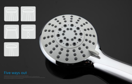 Лейка душевая Gappo G16, хром - КонтурТерм