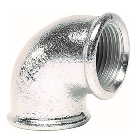 Колено чугун оцинкованный GEBO 1 1/2" РВхРВ (ДУ 40) - КонтурТерм