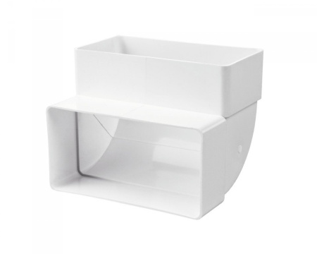 Колено вертикальное пластиковое Europlast 110х55-90 - КонтурТерм