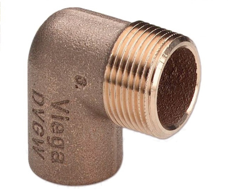 Колено бронзовое EFFEBI 1 1/4" 90 ° РВ х РН  - КонтурТерм