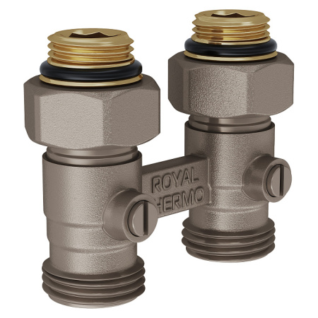 Узел нижнего подключения прямой ROYAL THERMO ½"х3/4"EK - КонтурТерм