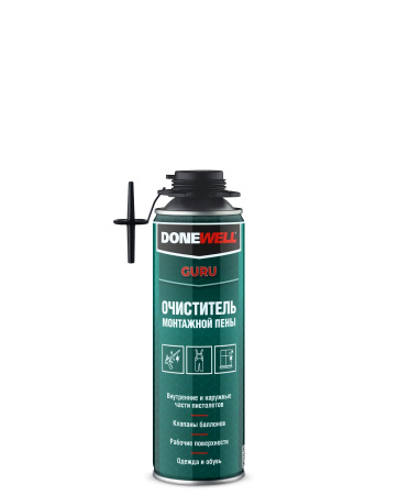 Очиститель монтажной пены 650 мл, DONEWELL - КонтурТерм