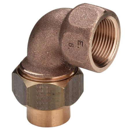 Шрубунок бронзовый угловой VIEGA д 22 x 3/4 РВ - КонтурТерм