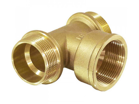 Тройник латунный Gappo 1/2" РН-РВ-РН - КонтурТерм