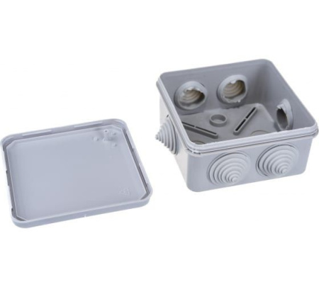 Коробка распред. 100х100х50 IP55 с защелк. крышкой - КонтурТерм
