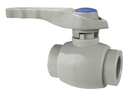 Кран шаровый полипропиленовый KAN-therm д 75 - КонтурТерм