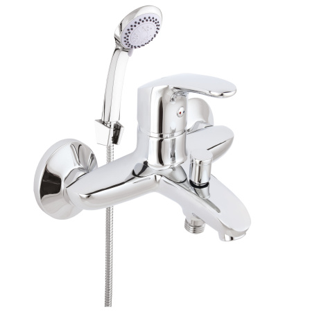 Смеситель для ванны RUBINETA Tornado-10/K с душевым комплектом - КонтурТерм
