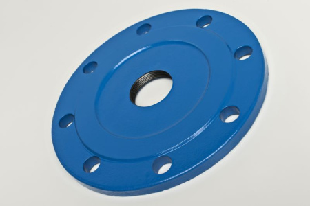 Фланец с эпоксидным покрытием BLUCAST Ду 100 х 1" РВ - КонтурТерм