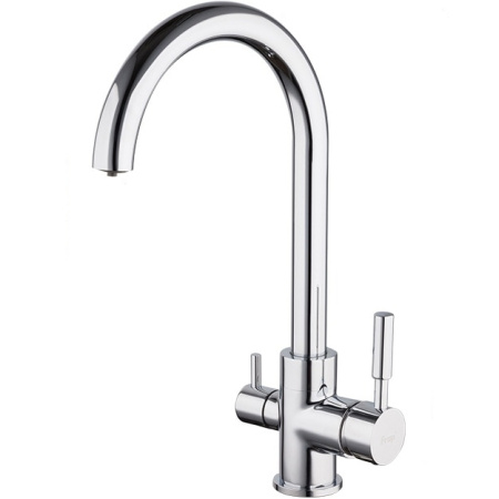 Смеситель с подключением к фильтру питьевой воды FRAP F4352, хром  - КонтурТерм