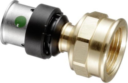 Соединитель-пресс Viega Smart-Press 20х1/2" РВ  бронза - КонтурТерм