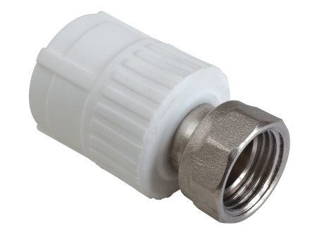 Муфта полипропиленовая Berke с накидной гайкой 25 х 3/4" - КонтурТерм