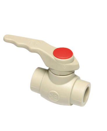 Кран шаровый полипропиленовый WAVIN д 20  - КонтурТерм