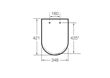 Сиденье для унитаза ROCA Victoria Soft Close, быстросьемное, цвет белый - КонтурТерм
