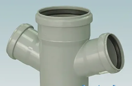 Крестовина внутренняя канализация одноплоскостная редукц. 110/75 45° ПВХ Akansu - КонтурТерм