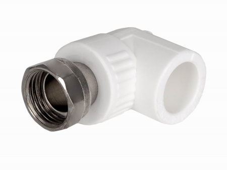 Колено с накидной гайкой полипропиленовое Berke д 32 х 1" - КонтурТерм